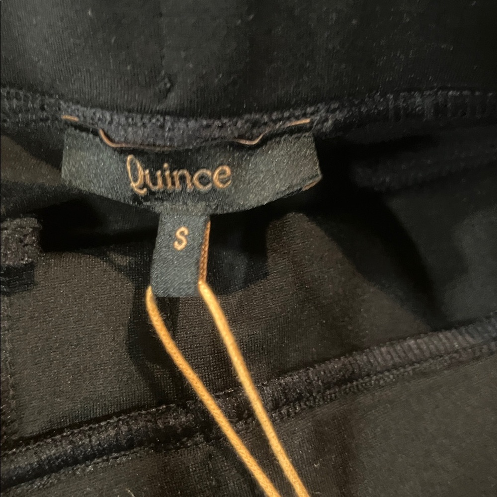 NWT Quince Women’s Classic Black Pointe Pants Size Small - Picture 4 of 6